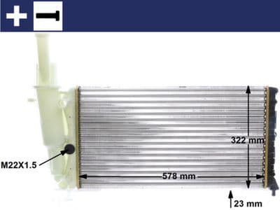 Motor su radyatörü BEHR — görsel 1