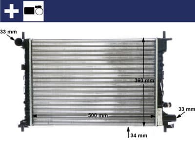 Motor su radyatörü BEHR — görsel 1