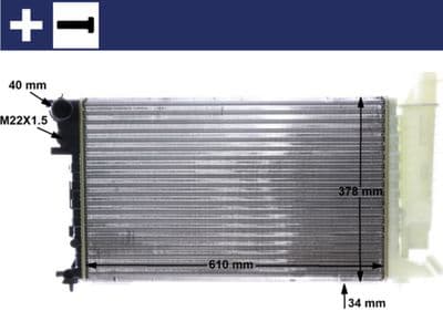 Motor su radyatörü BEHR — görsel 1