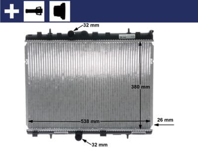 Motor su radyatörü BEHR — görsel 1