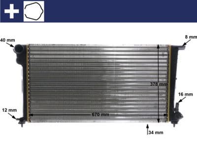 Motor su radyatörü BEHR — görsel 1
