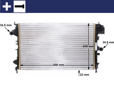 Motor su radyatörü BEHR — görsel 1