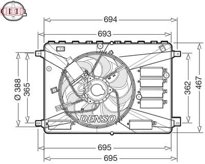 Fan, motor soğutması