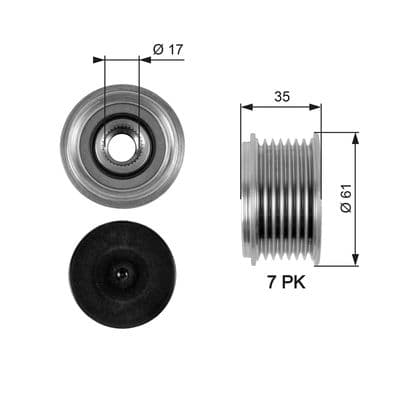 Alternatör serbest hareketi DriveAlign™