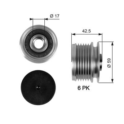 Alternatör serbest hareketi DriveAlign™