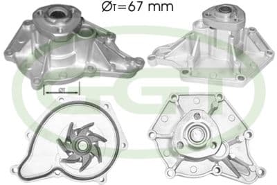 Su pompası, motor soğutması