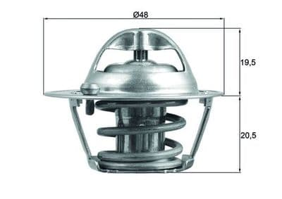 Termostat, soğutma sıvısı BEHR