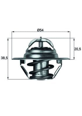 Termostat, soğutma sıvısı BEHR