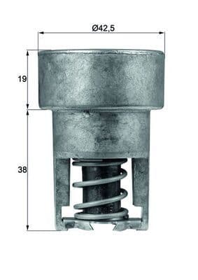 Termostat, soğutma sıvısı BEHR