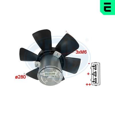 Fan, motor soğutması