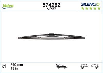 Silecek süpürgesi SILENCIO REAR
